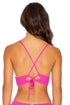 Luli Fama Pura Curiosidad HALTER CROSS BACK BUSTIER TOP